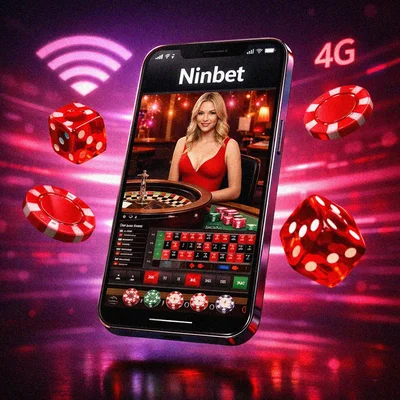Mobile live casino app on smartphone